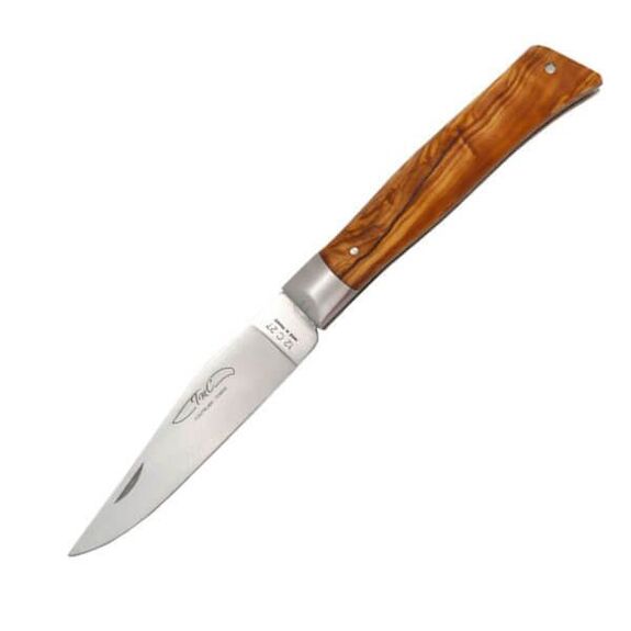 TMC folding knife "Alpin" series olive wood handle THALPOL
