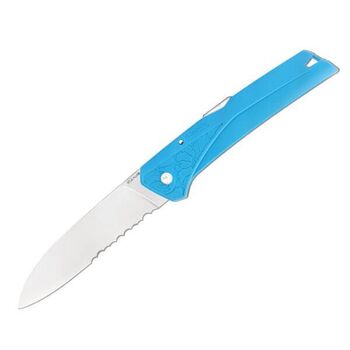 Florinox Klappmesser „Kiana” mit blauem Griff und „Meer”-Motiv FLKMBLEU