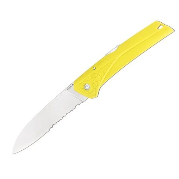 Couteau pliant Florinox "Kiana" manche jaune motif "mer" FLKMJAU