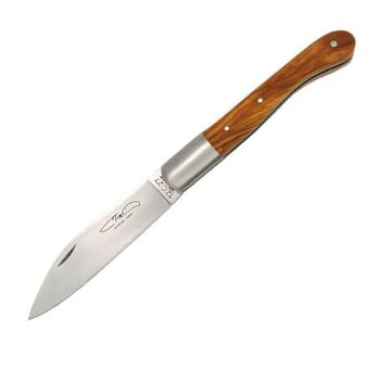 TMC folding knife, ‘Aurillac’ series, olive wood handle, THAUROL