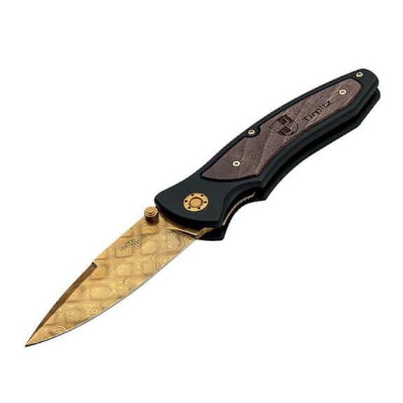 Boker Tirpitz-Damaskus Gold Klappmesser 110194DAM