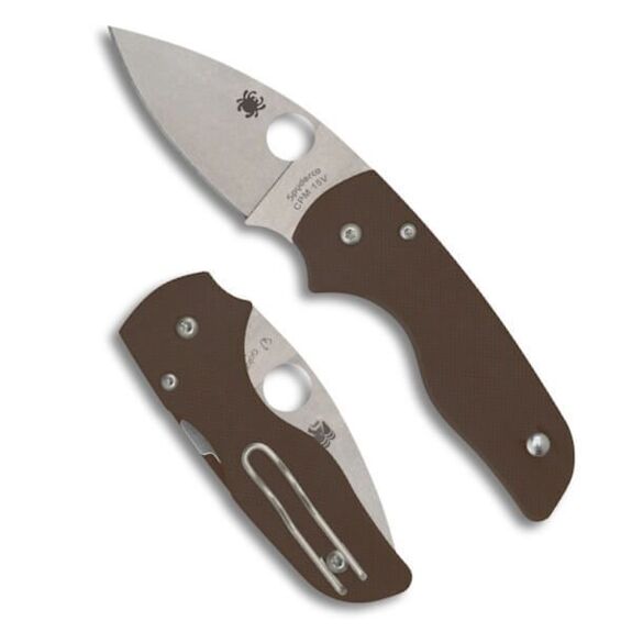 Spyderco ‘LIL' NATIVE’ G10 brown Sprint C230GPBN15V folding knife limited edition 2025