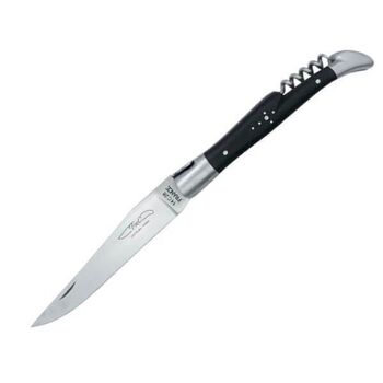TMC Laguiole 2-piece folding knife with ebony handle THLA2EB