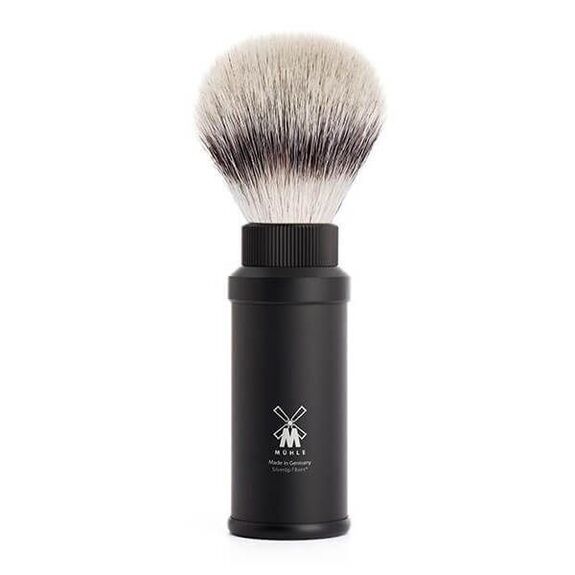 Muhle Travel Shaving Brush with Aluminum Handle 31M536