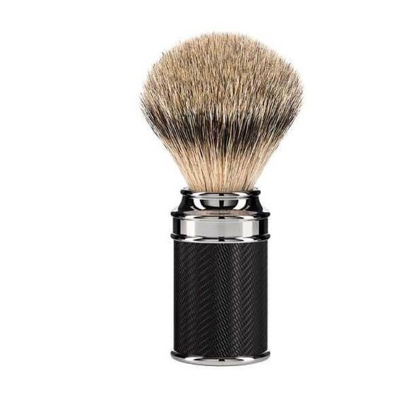 Mühle Tradition Reines Silber-Dachshaar, Dachs 091M89 Schwarz