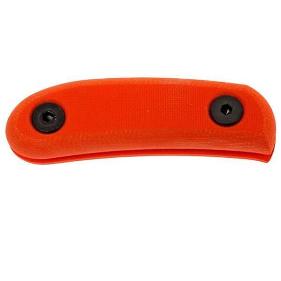 ESEE handle, fixed blade, orange candiru ECANHDLOR