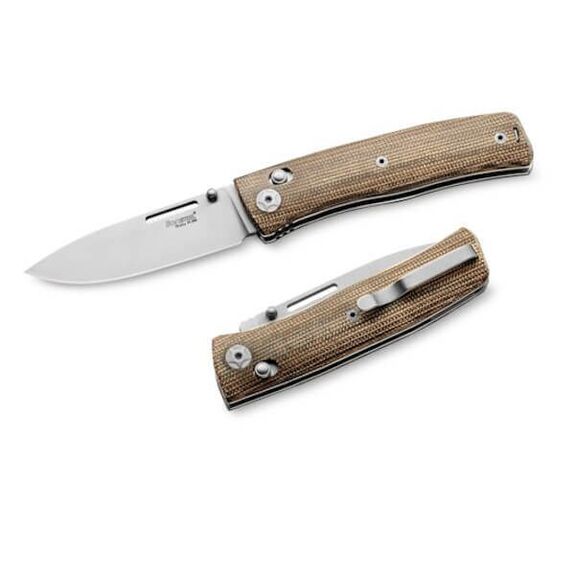 Couteau pliant Lionsteel "NiNi" micarta naturel NN1.CVN