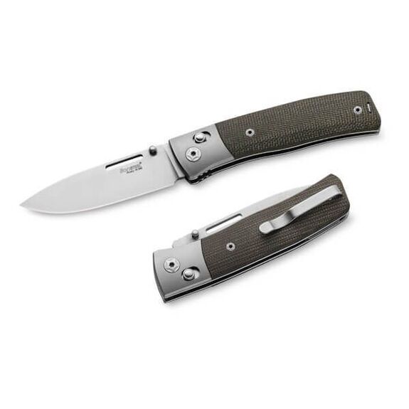 Lionsteel Klappmesser „NiNi“ micarta grün/titanium NN2.CVG