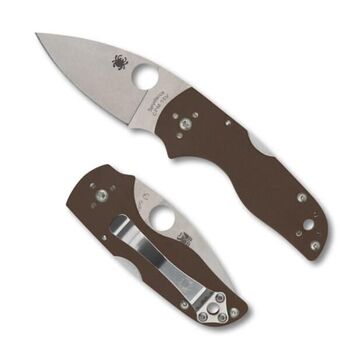 Spyderco ‘LIL' NATIVE’ G10 brown Sprint C230MBGPBN15V folding knife limited edition 2025