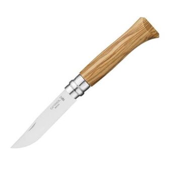 Opinel 8VRI folding knife "classic wood" 11cm olive wood handle 994