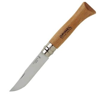Opinel Knife No. 06 VRI "Tradition inox" beechwood 123060