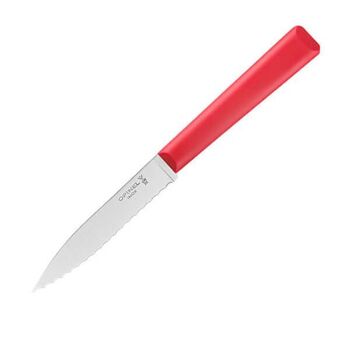 Opinel No. 313 "Essentials" Serrated Utility Knife, Red, 2355