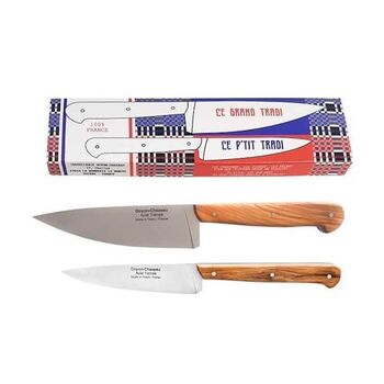Set 2 couteaux Goyon-Chazeau "P'tit et Grand Tradi" en olivier 3558