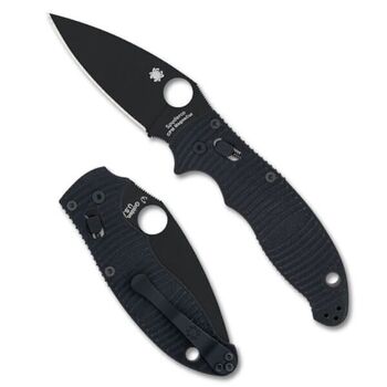 Spyderco Manix 2 Salt folding knife, all black
