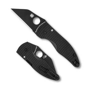 MICROJIMBO SALT" Spyderco folding knife black