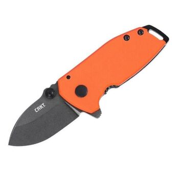 CRKT "Squid Compact" folding knife, orange blackwash, 2486.CR