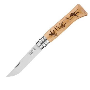 Couteau Opinel N° 8 VRI "Animalia 3" escalade