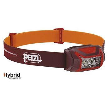 Petzl "Actik Core" red headlamp