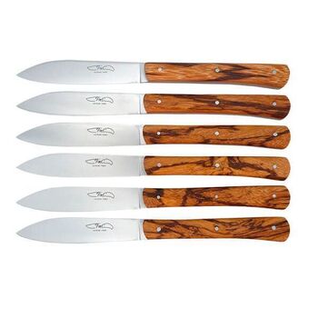 TMC ‘Zen Table’ 6-piece knife set in snakewood