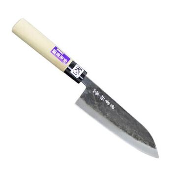 Japanese Santoku knife Kanetsune Mukashi-Nagarano series