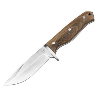 Baker Plus Walnut Drop Feststehendes Messer