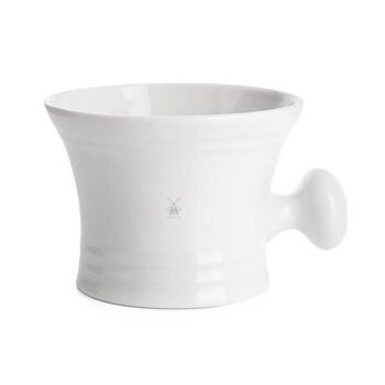 Bol à raser Muhle avec poignée Porcelaine blanche