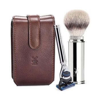 Muhle Fusion Brown Travel Shaving Kit