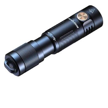 Fenix-Schlüsselanhänger-Taschenlampe, schwarz, 400 Lumen