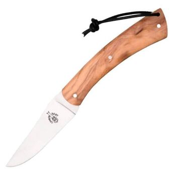 Couteau Sauveterre "Camembert Pitchou" plein manche olivier 8cm