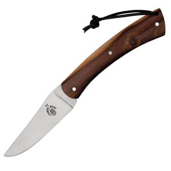 Couteau Sauveterre "Camembert Pitchou" plein manche pistachier 8cm