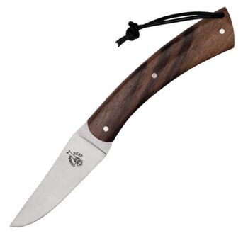 Couteau Sauveterre "Camembert Pitchou" plein manche noyer 8cm
