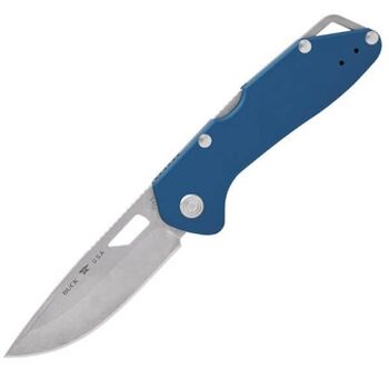 Couteau pliant Buck Mustang Aluminium bleu