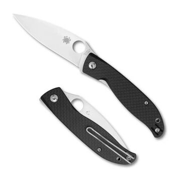 Spyderco "MANTRA 4" folding knife, carbon fiber and G10