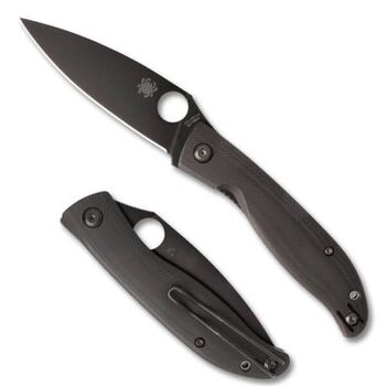 Spyderco "MANTRA 4" Black Folding Knife