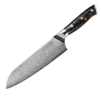 Couteau Santoku Wusaki Sakin Damas lame 17cm