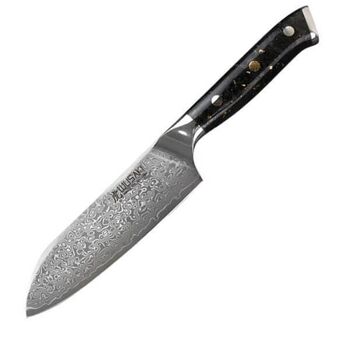 Ko-Santoku Wusaki Sakin Damastmesserklinge 13 cm
