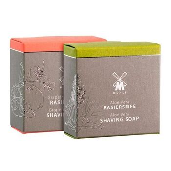 Lot de 2 savons à raser Muhle Argousier et Santal