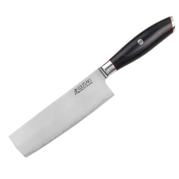Couteau Nakiri Wusaki Fujiko Black San Mai