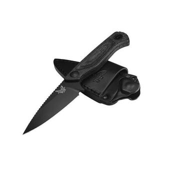 Benchmade Dacian Black Messer mit feststehender Klinge