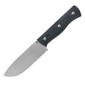 Maserin "WOODSAM" fixed-blade knife, black Micarta