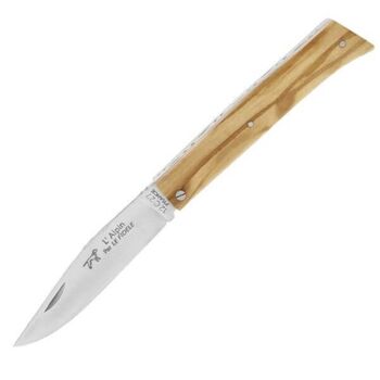 Le Fidèle „L'Alpin“ Klappmesser Olivenholz