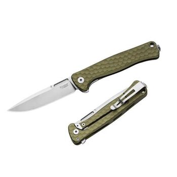 Couteau pliant Lionsteel "EMMET" Aluminium vert