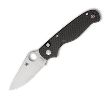 Spyderco-Klappmesser „BUTTONUP“ G10/Carbon