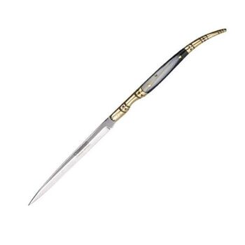 Couteau pliant stylet Cudeman façon corne manche 12cm