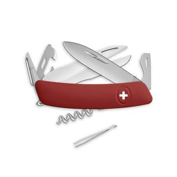 Schweizer Taschenmesser Swiza D07 Allmatt Rot