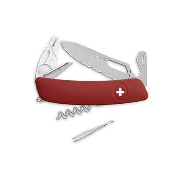 Swiza Schweizer Taschenmesser Allmatt, 10 Funktionen, rot