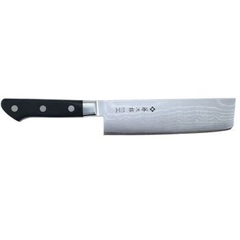 Japanisches Nakiri-Messer Tojiro Classic Damascus, Klinge 16,5 cm