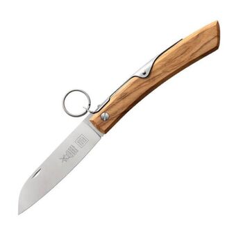 Windmühlenmesser Klappmesser Serie Ibex 100, rostfrei, Griff aus Olivenholz