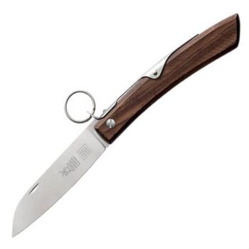 Windmühlenmesser Klappmesser Serie Ibex 120, Carbonstahl und Walnussholz
