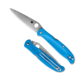 Spyderco Charisma folding knife, blue nylon/fiberglass